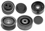 Komplet rolek paska alternatora i klimatyzacji Audi A6 2.5 TDI V6 AYM BFC BCZ BDG BAU BDH BND AKE 55740 55702 55700 55701
